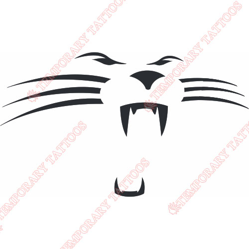 Carolina Panthers Customize Temporary Tattoos Stickers NO.442
